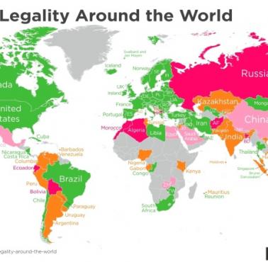 Legalność Bitcoinów w różnych częściach świata