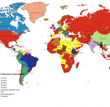 Jak długo trzeba czekać, aby zostać obywatelem każdego kraju?