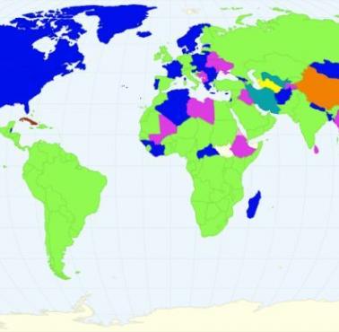 Najpopularniejsze komunikatory w poszczególnych państwach świata