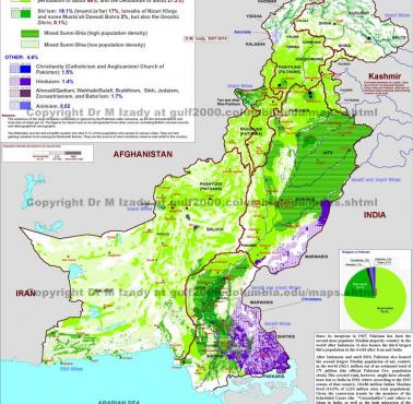 Dominujące religie w Pakistanie