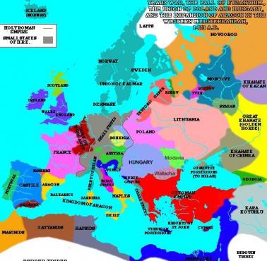 Europa w 1470 roku