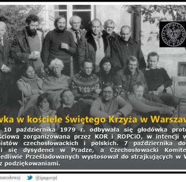 Głodówka w kościele św. Marcina w Warszawie, 1979