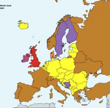 Jak zaznacza się cytaty w poszczególnych państwach Europy