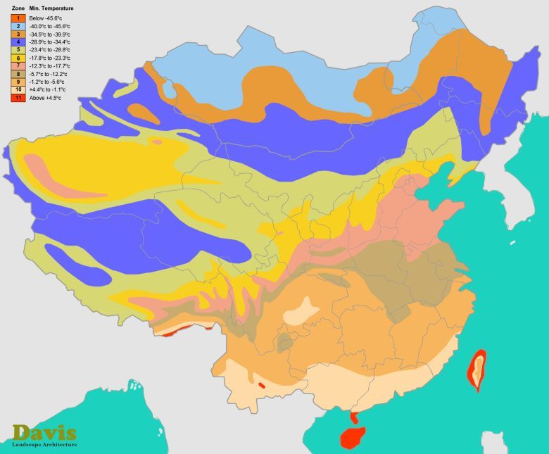 Najniższe temperatury zimą w Chinach i Mongolii