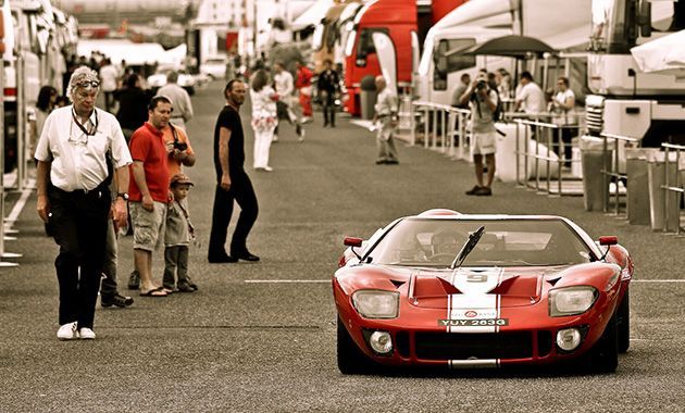 Ford GT-40 na zdjęciu z 1966 roku