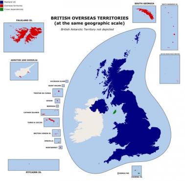 Pozostałości Imperium Brytyjskiego, czyli terytoria zamorskie Wielkiej Brytanii