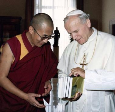 Dalajlama i papież Jan Paweł II, Rzym 1982