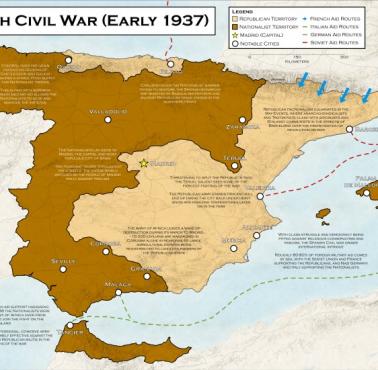 Wojna domowa w Hiszpanii, sytuacja w 1937 roku