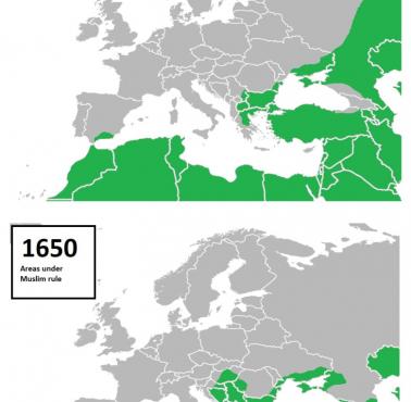 Ekspansja islamu, lata 950, 1450, 1650, 1950