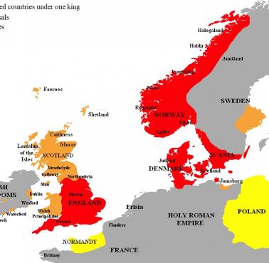 Imperium Morza Północnego 1013-1042 (znane również jako Imperium Anglo-Skandynawskie) Knuta Wielkiego