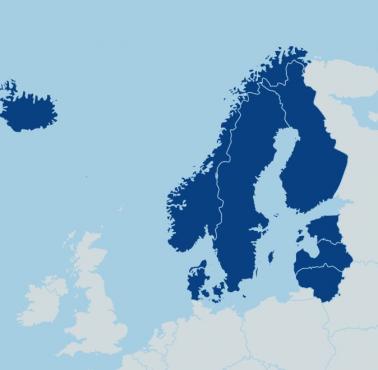 Państwa należące do Nordycko-bałtyckiej Ósemki (NB8)
