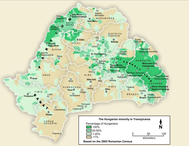 Mniejszość węgierska w Transylwanii, 2002