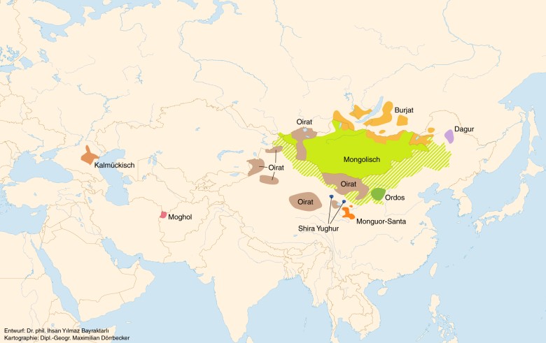Języki mongolskie na świecie