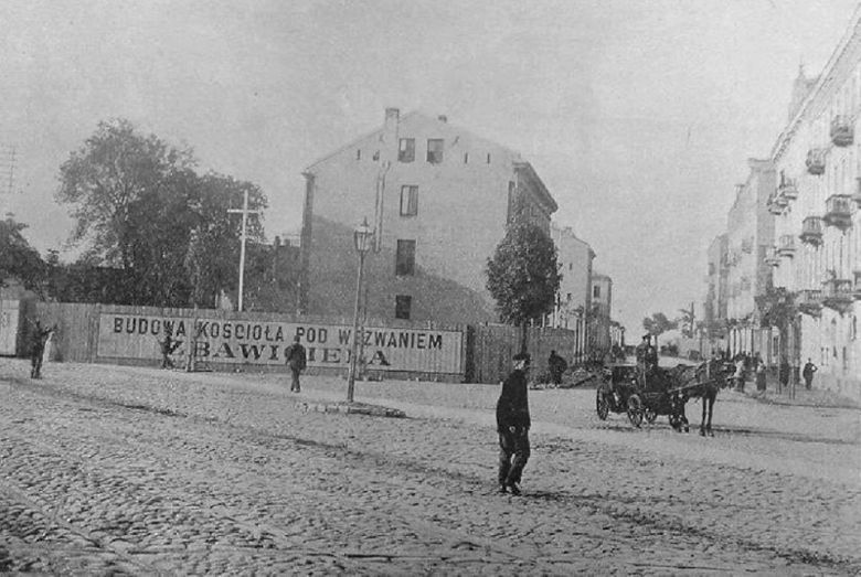 Budowa Kościoła Najświętszego Zbawiciela w Warszawie, W-wa, 1901