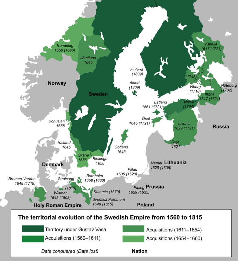Szwecja w latach świetności 1560-1815