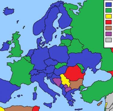 Limity prędkości dla ciężarówek w Europie