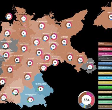 Brytyjskie dziewczynki ewakuowane z Wysp Normandzkich przymierzają odzież z darów USA, 1940