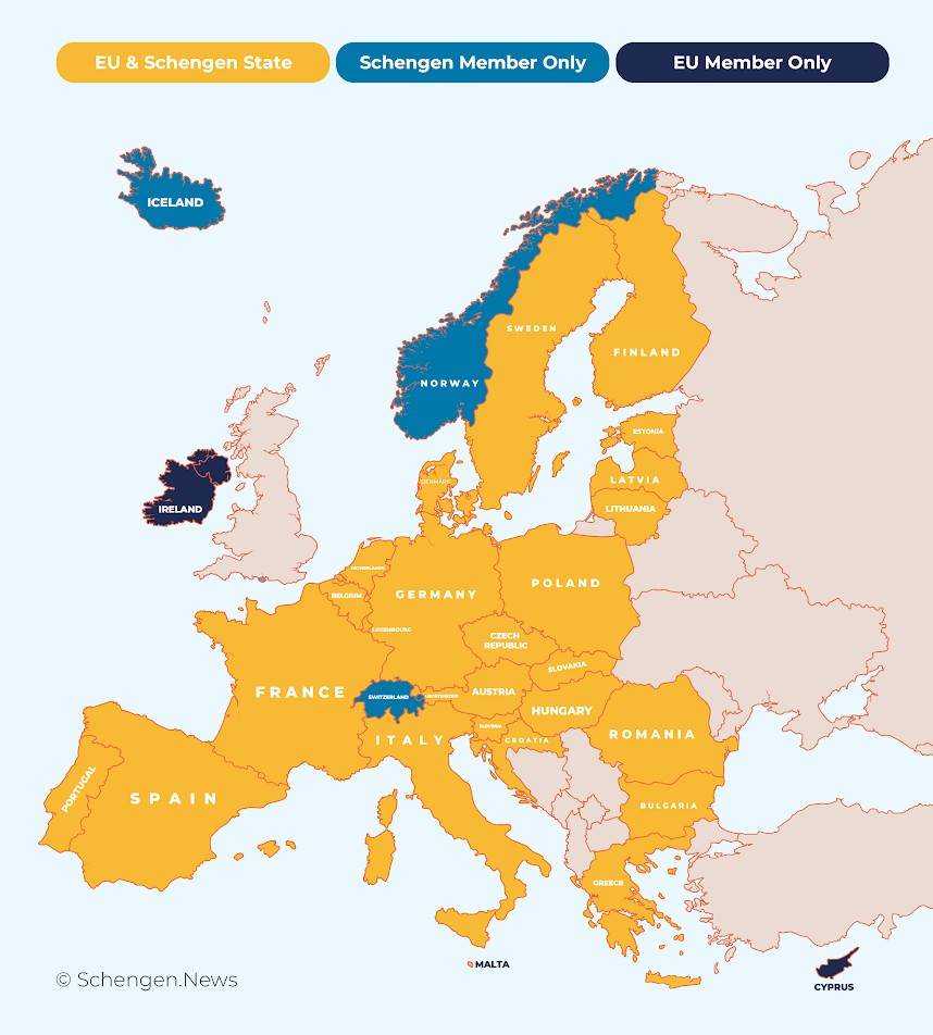 Strefa Schengen, 2025