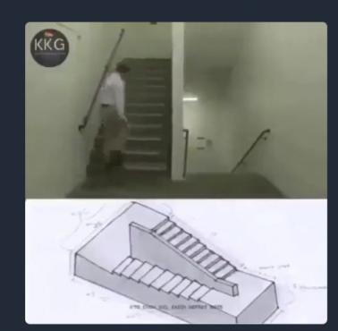 Te schody tylko z pozoru wydają się całkowicie normalne (wideo)