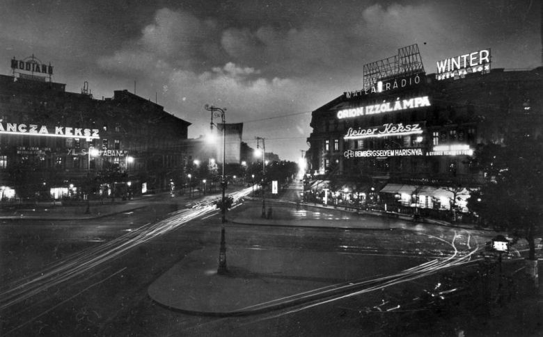 Centrum Budapesztu w 1930 roku
