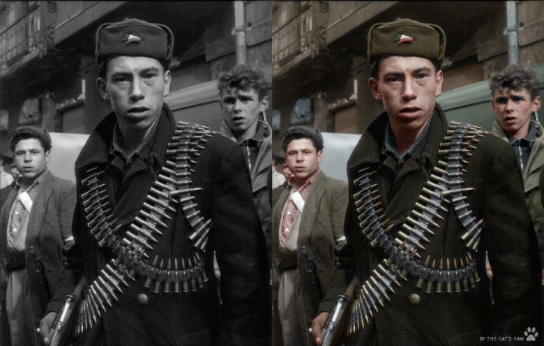 Węgierski bojownik podczas rewolucji 1956 roku