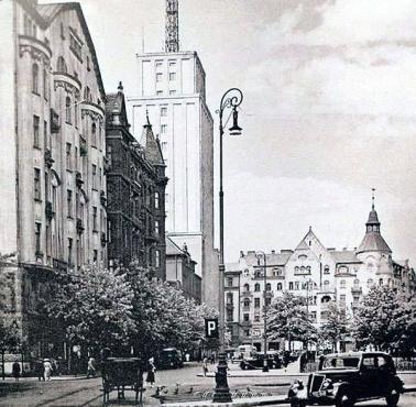 Widok na Prudential, Warszawa lat 30-te