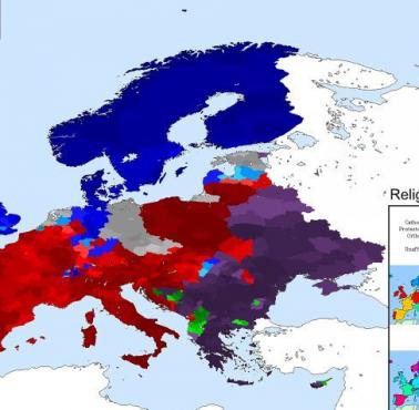Mapa religijna Europy