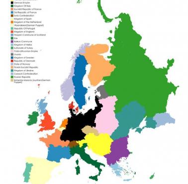 Jak mogłaby wyglądać Europa, gdyby Plan Schlieffena został zrealizowany