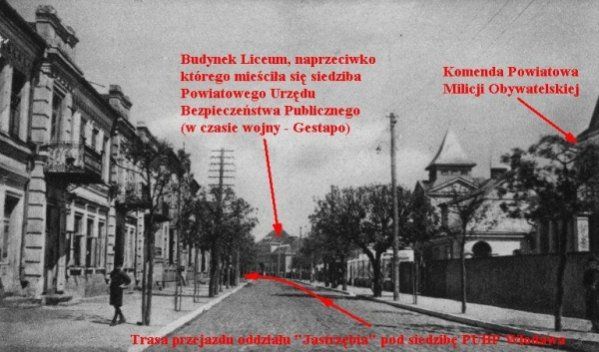 22.10.1946r. oddziały Jastrzębia i Ordona, rozbiły we Włodawie PUBP, uwalniając 70 więźniów i zabijając 4 UBków