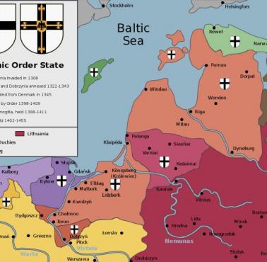 Państwo krzyżackie w latach 1308-1455
