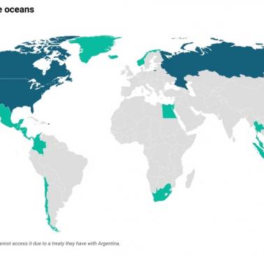 Państwa, które posiadają dostęp do więcej niż 1 oceanu