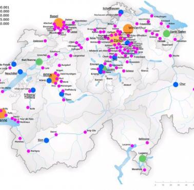 Miasta Szwajcarii według liczby ludności