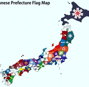 Mapa japońskich prefektur