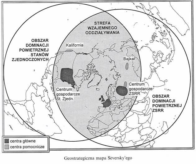 Geostrategiczna mapa Seversky'ego