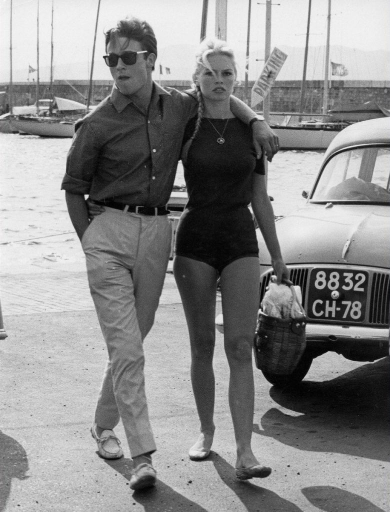 Alain Delon i Brigitte Bardot, 1968