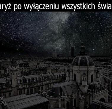 Paryż po wyłączeniu świateł