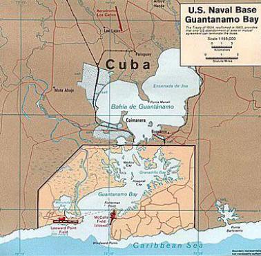 Baza Marynarki Wojennej Stanów Zjednoczonych, zatoka Guantanamo, Kuba