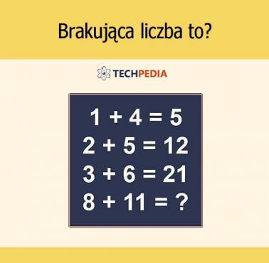 Brakująca liczba to?