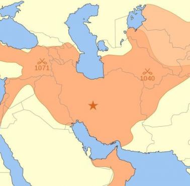 Imperium seldżuckie w 1092 roku n.e.