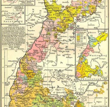 Wielkie Księstwo Badenii, niemieckie państwo założone w 1806 roku przez Napoleona
