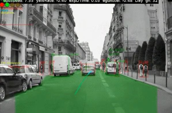 Jak widzi drogę autonomiczny pojazd (wideo)