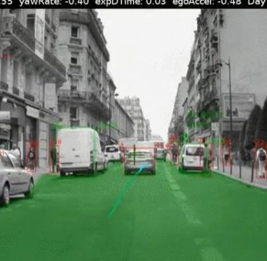 Jak "widzi" drogę autonomiczny pojazd (wideo)