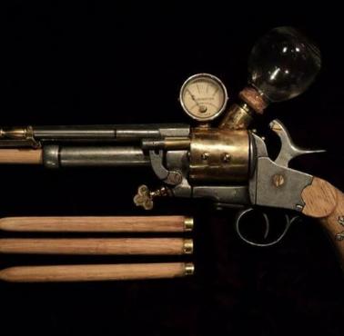 Oldschoolowy pistolet na wampiry Dr Cagliostro