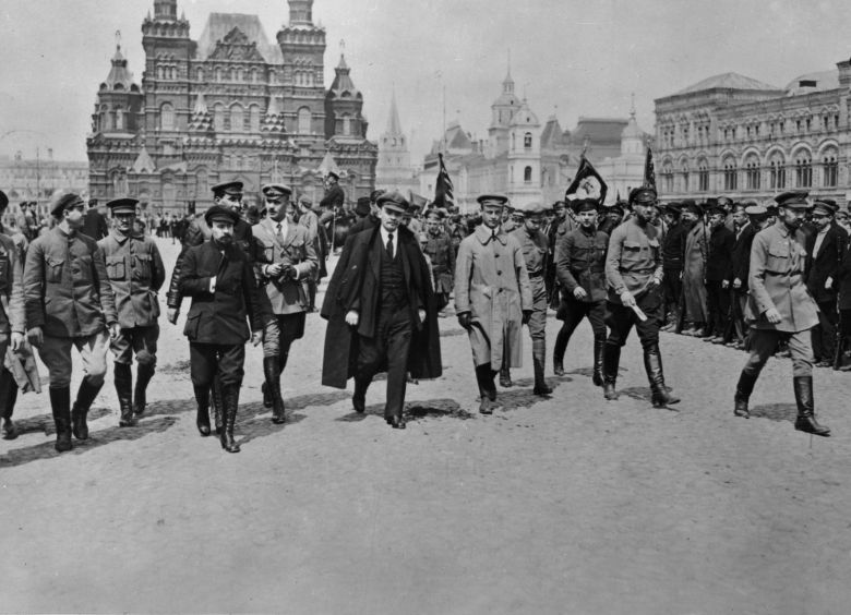 Twórca jednego z najbardziej ludobójczych reżimów w historii świata - Lenin, Plac Czerwony, 25 maja 1919