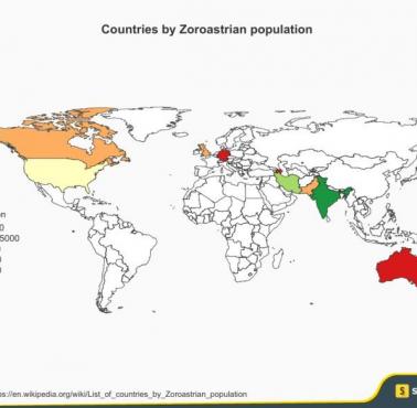 Zaratusztrianie - wyznawcy przedislamskiej religii irańskiej na świecie