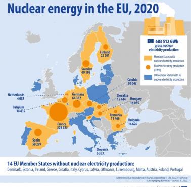 Energia jądrowa w Unii, 2020