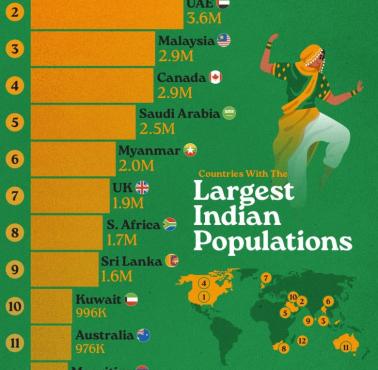 Indyjska diaspora na świecie, 2024