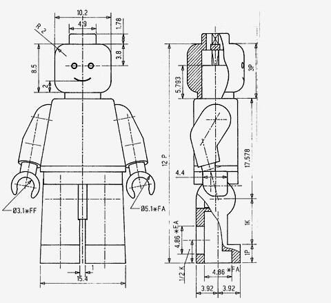 Lego Minifig patent z 1979 roku