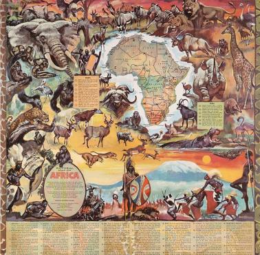 Obrazkowa mapa Afryki