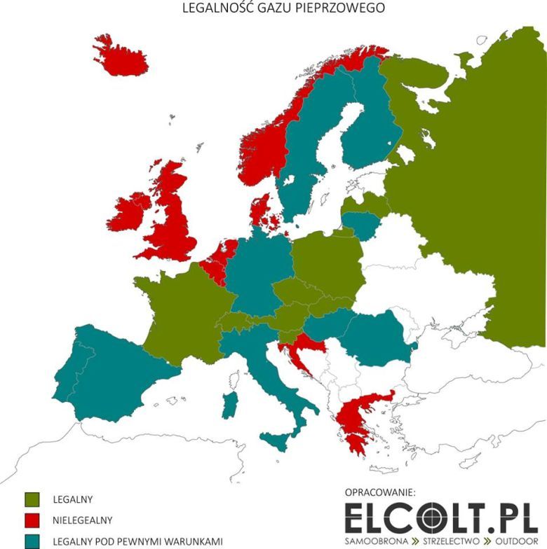 Legalność gazu pieprzowego w Europie